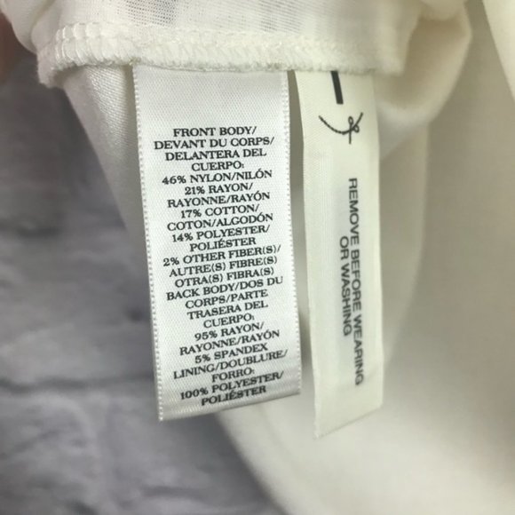 Ann Taylor Metallic Stripe Sleeveless Top Medium - Picture 6 of 7